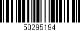 Código de barras (EAN, GTIN, SKU, ISBN): '50295194'