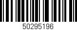 Código de barras (EAN, GTIN, SKU, ISBN): '50295196'