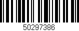Código de barras (EAN, GTIN, SKU, ISBN): '50297386'