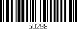 Código de barras (EAN, GTIN, SKU, ISBN): '50298'