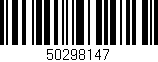 Código de barras (EAN, GTIN, SKU, ISBN): '50298147'