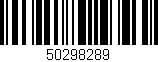 Código de barras (EAN, GTIN, SKU, ISBN): '50298289'