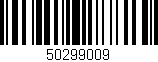 Código de barras (EAN, GTIN, SKU, ISBN): '50299009'