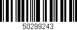 Código de barras (EAN, GTIN, SKU, ISBN): '50299243'