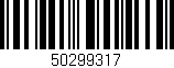 Código de barras (EAN, GTIN, SKU, ISBN): '50299317'