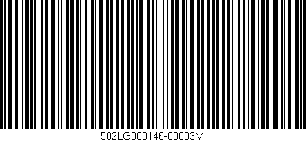 Código de barras (EAN, GTIN, SKU, ISBN): '502LG000146-00003M'