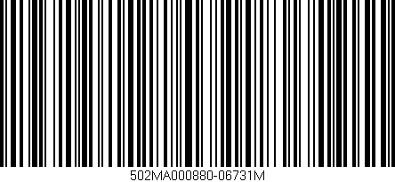 Código de barras (EAN, GTIN, SKU, ISBN): '502MA000880-06731M'