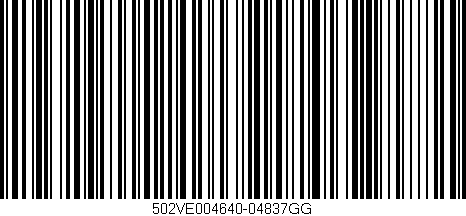 Código de barras (EAN, GTIN, SKU, ISBN): '502VE004640-04837GG'