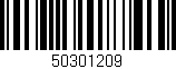 Código de barras (EAN, GTIN, SKU, ISBN): '50301209'