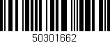 Código de barras (EAN, GTIN, SKU, ISBN): '50301662'