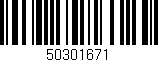 Código de barras (EAN, GTIN, SKU, ISBN): '50301671'