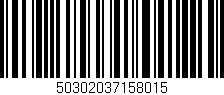 Código de barras (EAN, GTIN, SKU, ISBN): '50302037158015'