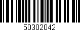 Código de barras (EAN, GTIN, SKU, ISBN): '50302042'