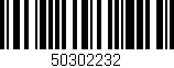 Código de barras (EAN, GTIN, SKU, ISBN): '50302232'
