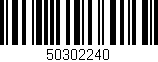 Código de barras (EAN, GTIN, SKU, ISBN): '50302240'
