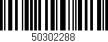 Código de barras (EAN, GTIN, SKU, ISBN): '50302288'