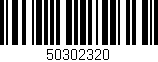 Código de barras (EAN, GTIN, SKU, ISBN): '50302320'