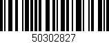Código de barras (EAN, GTIN, SKU, ISBN): '50302827'
