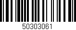 Código de barras (EAN, GTIN, SKU, ISBN): '50303061'