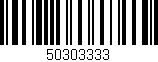 Código de barras (EAN, GTIN, SKU, ISBN): '50303333'