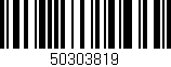 Código de barras (EAN, GTIN, SKU, ISBN): '50303819'
