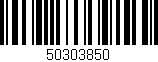 Código de barras (EAN, GTIN, SKU, ISBN): '50303850'