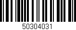 Código de barras (EAN, GTIN, SKU, ISBN): '50304031'
