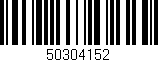 Código de barras (EAN, GTIN, SKU, ISBN): '50304152'