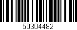 Código de barras (EAN, GTIN, SKU, ISBN): '50304482'