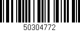 Código de barras (EAN, GTIN, SKU, ISBN): '50304772'