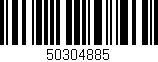 Código de barras (EAN, GTIN, SKU, ISBN): '50304885'