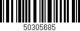 Código de barras (EAN, GTIN, SKU, ISBN): '50305685'