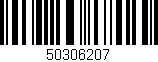 Código de barras (EAN, GTIN, SKU, ISBN): '50306207'
