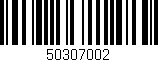 Código de barras (EAN, GTIN, SKU, ISBN): '50307002'