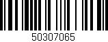 Código de barras (EAN, GTIN, SKU, ISBN): '50307065'