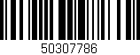 Código de barras (EAN, GTIN, SKU, ISBN): '50307786'