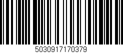 Código de barras (EAN, GTIN, SKU, ISBN): '5030917170379'