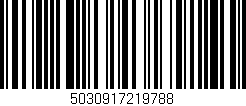 Código de barras (EAN, GTIN, SKU, ISBN): '5030917219788'