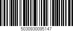 Código de barras (EAN, GTIN, SKU, ISBN): '5030930095147'