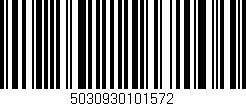 Código de barras (EAN, GTIN, SKU, ISBN): '5030930101572'