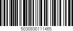 Código de barras (EAN, GTIN, SKU, ISBN): '5030930111465'