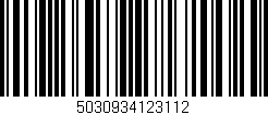 Código de barras (EAN, GTIN, SKU, ISBN): '5030934123112'