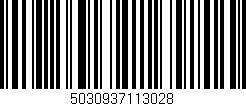 Código de barras (EAN, GTIN, SKU, ISBN): '5030937113028'