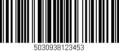 Código de barras (EAN, GTIN, SKU, ISBN): '5030938123453'