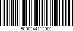Código de barras (EAN, GTIN, SKU, ISBN): '5030944113080'