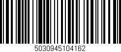 Código de barras (EAN, GTIN, SKU, ISBN): '5030945104162'
