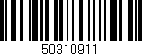 Código de barras (EAN, GTIN, SKU, ISBN): '50310911'