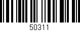 Código de barras (EAN, GTIN, SKU, ISBN): '50311'