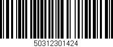 Código de barras (EAN, GTIN, SKU, ISBN): '50312301424'