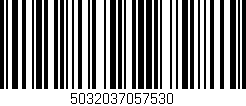Código de barras (EAN, GTIN, SKU, ISBN): '5032037057530'